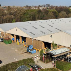 Over-roofing, <b>Yorkshire Water Buttershaw Depot</b> image