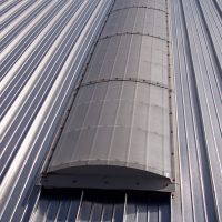 Continuous barrel vaulted GRP rooflight